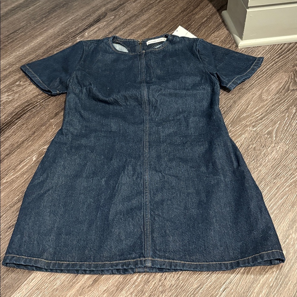 Abercrombie & Fitch Dark Blue Denim Dress